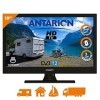 Antarion Pack TV LED 19" 48cm Téléviseur HD 12V + Support TV