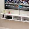 BAIHAO Étagère Flottante Murale Support de Console multimédia Étagères Audio-vidéo pour boîtier de câble Lecteurs DVD Console