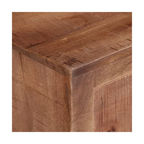 Meuble TV avec 2 tiroirs 1 Porte | Style Classique | Rangement matériel télé Audio Video Gaming | 110x30x40cm Marron