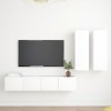 VEEKI Meuble TV, Meuble TV Suspendu, Meuble, Meuble TV avec Rangement，Meuble Industriel, Convient pour Salon ou Chambre, Ense