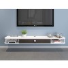 Étagère Flottant Support TV Montage Mural TV Console Media Console avec tiroirs Mur Audio/Video Console TV Composant Cabinet 