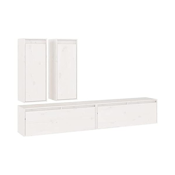 VEEKI Meuble TV, Meuble TV Suspendu, Meuble TV Industriel, Meuble TV Bois, Meuble Chambre, Convient pour Salon ou Chambre, Me