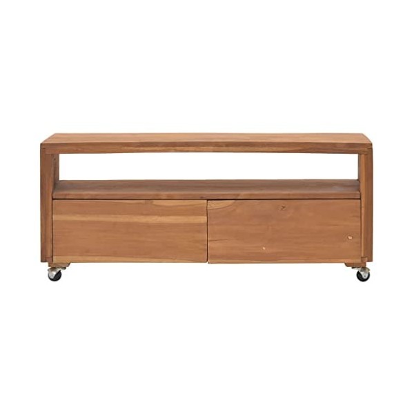 VEEKI Meuble TV, Meuble TV Suspendu, Meuble TV Industriel, Meuble TV Bois, Meuble Chambre, Convient pour Salon ou Chambre, av