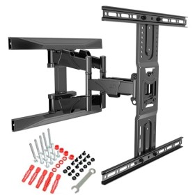 Ergosolid Support Mural TV Orientable Robuste pour écrans 45-75 Pouces LED LCD Support TV avec VESA Max de 600 x 400 mm, jusq