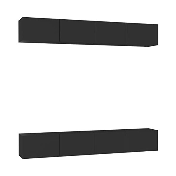 Meuble TV,Banc TV,Meuble TV Suspendu,Étagère TV Flottante, Support de Télévision Flottant Fixé au Mur Centre de Console Multi