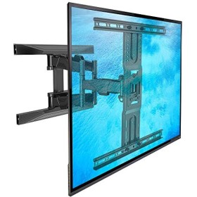 Ergosolid Support Mural TV Orientable Robuste pour écrans 45-75 Pouces LED LCD Support TV avec VESA Max de 600 x 400 mm, jusq