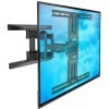 Ergosolid Support Mural TV Orientable Robuste pour écrans 45-75 Pouces LED LCD Support TV avec VESA Max de 600 x 400 mm, jusq