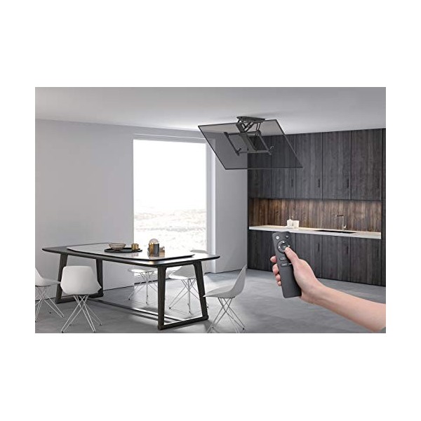 My Wall HL 41 ML Support TV pour Plafond Support de Plafond, motorisé, réglable en Hauteur, Mobile Anthracite