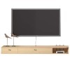 Brooke shop Meuble TV flottant, cloison pour composants TV, console multimédia murale, meuble de salon, étagère DVD/B / 140×2
