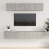 VEEKI Meuble TV, Meuble TV Suspendu, Meuble TV Industriel, Meuble TV Bois, Meuble Chambre, Convient pour Salon ou Chambre, En