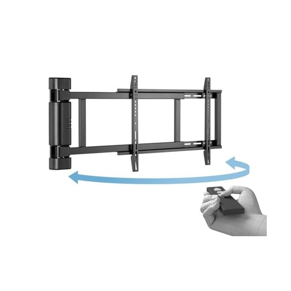 RO&CO MULTIBRACKETS Support TV mural avec moteur rotatif et télécommande Réf. SwingMount XL