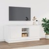 Meuble TV de jardin en bois dingénierie Blanc 102 x 35 x 45 cm