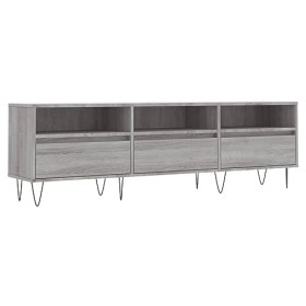 MATTUI Home Hardware Businese Meuble TV en bois Sonoma Gris 150 x 30 x 44,5 cm