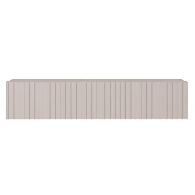 Selsey Telire Meuble TV Suspendu, Mélamine, Gris-Beige, 140 cm