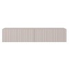 Selsey Telire Meuble TV Suspendu, Mélamine, Gris-Beige, 140 cm
