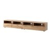 Selsey - REDNAW - Meuble TV - 2x100 cm - chêne wotan - scandinave – Moderne