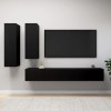 VEEKI Meuble TV, Meuble TV Suspendu, Meuble, Meuble TV avec Rangement，Meuble Industriel, Convient pour Salon ou Chambre, Ense