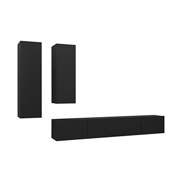 VEEKI Meuble TV, Meuble TV Suspendu, Meuble, Meuble TV avec Rangement，Meuble Industriel, Convient pour Salon ou Chambre, Ense