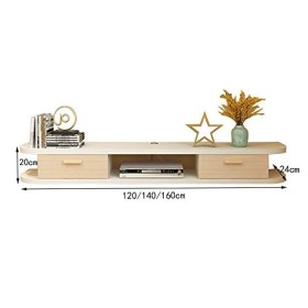 Brooke shop Cloisons flottantes pour meuble TV mural, racks de décodeurs multimédias, grande capacité de charge, gain de plac