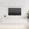 VEEKI Meuble TV, Meuble TV Suspendu, Meuble TV Industriel, Meuble TV Bois, Meuble Chambre, Convient pour Salon ou Chambre, En