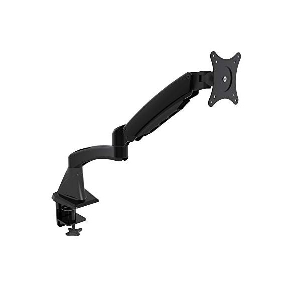 HFTEK® DS112F Support de bureau pour écran support de table pour moniteur desk mount bracket 15 - 27 pouces avec VESA 75/100 