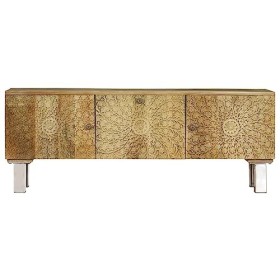 VEEKI Meuble TV, Meuble TV Suspendu, Meuble TV Industriel, Meuble TV Bois, Meuble Chambre, Convient pour Salon ou Chambre, Bo