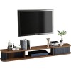 EsEntL Meuble TV Mural Meuble TV Flottant Mural, Console Multimédia Etagère de Rangement pour Divertissement, Meuble TV Mural