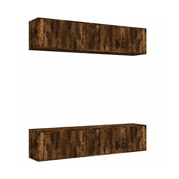 vidaXL Ensemble de Meubles TV 6 pcs Chêne Marron Bois dingénierie