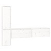 Générique Meubles TV 4 pcs Blanc Bois Massif de pin,30.58 KG,3100280, Meubles, Meubles TV