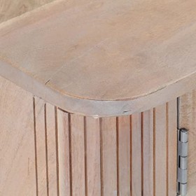 SKM Meuble TV 118x30x40 cm Bois dacacia Massif