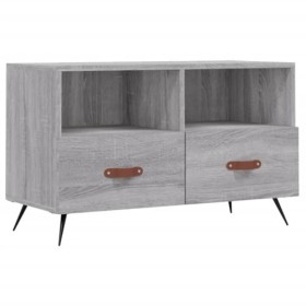 TALCUS Centres de divertissement et supports TV, meuble TV gris Sonoma 80 x 36 x 50 cm en bois dingénierie