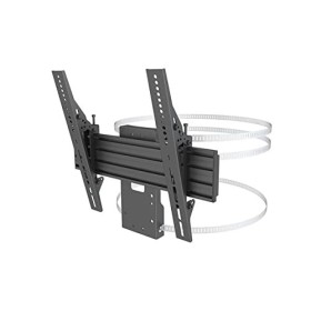 KIMEX - Support TV - Fixation sur Poteau - pour écran TV 32"-65" - 019-1111