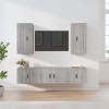 VEEKI Meuble TV, Meuble TV Suspendu, Meuble TV Industriel, Meuble TV Bois, Meuble Chambre, Convient pour Salon ou Chambre, En