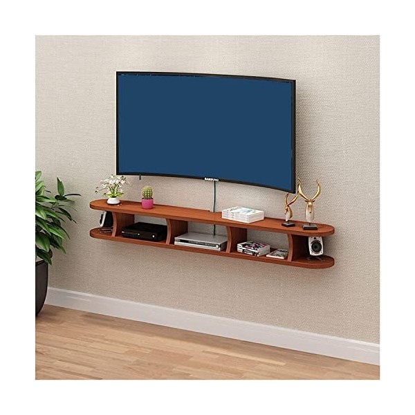 Meuble TV flottant - Meuble TV mural à suspendre pour salon, salle de divertissement, bureau - Unité de divertissement modern