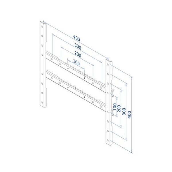 Neomounts NEWSTAR FPMA-VESA425 VESA Adapter Plate for Mount 100x100mm with Screen up to 62inch 100x200-400x400mm Black
