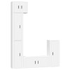 vidaXL Ensemble de Meubles TV 5 pcs Blanc Bois dingénierie