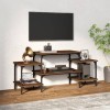 vidaXL Meuble TV en bois de chêne marron 117 x 35 x 52 cm