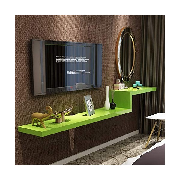 Meuble de télévision Mural Étagère Murale Étagère Flottante étagère à Livres Étagère de Stockage multimédia Meuble TV Chambre