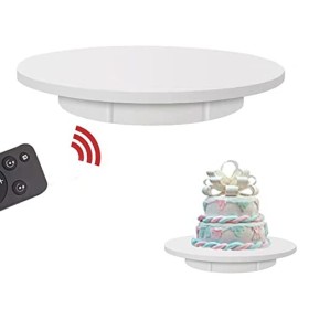 Plateau tournant électrique pour la Photographie, Support Rotatif motorisé à 360 degrés pour vidéo en Direct, Plate-Forme tou