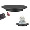 Plateau tournant électrique pour la Photographie, Support Rotatif motorisé à 360 degrés pour vidéo en Direct, Plate-Forme tou