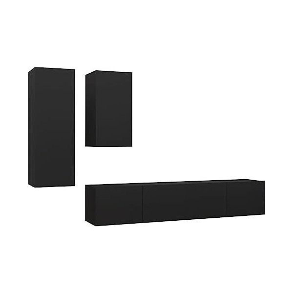 VEEKI Meuble TV, Meuble TV Suspendu, Meuble, Meuble TV avec Rangement，Meuble Industriel, Convient pour Salon ou Chambre, Ense