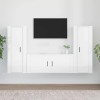 VEEKI Meuble TV, Meuble TV Suspendu, Meuble TV Industriel, Meuble TV Bois, Meuble Chambre, Convient pour Salon ou Chambre, En