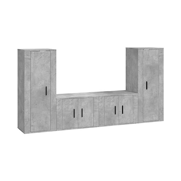 VEEKI Meuble TV, Meuble TV Suspendu, Meuble TV Industriel, Meuble TV Bois, Meuble Chambre, Convient pour Salon ou Chambre, En