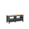 BLACK RED WHITE® Hesen Meuble TV bas de style scandinave 137 x 47 cm Pour salon, salle à manger