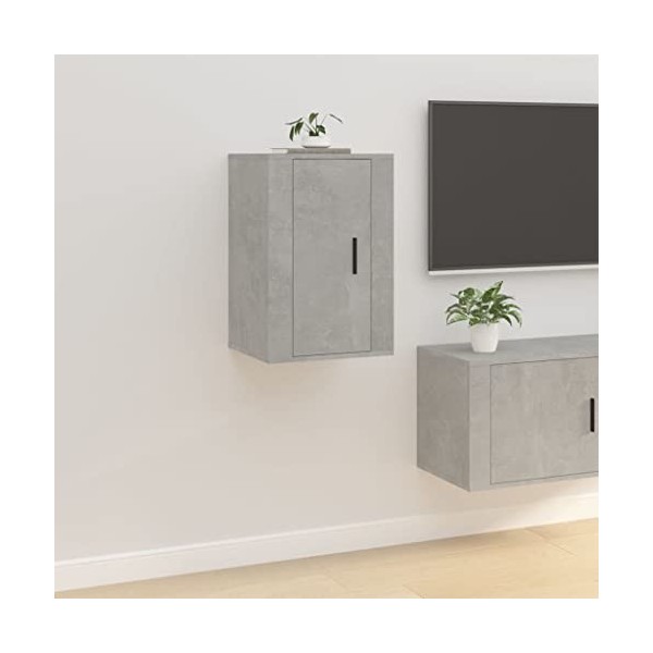 VEEKI Meuble TV, Meuble TV Suspendu, Meuble, Meuble TV avec Rangement，Meuble Industriel, Convient pour Salon ou Chambre, Mura