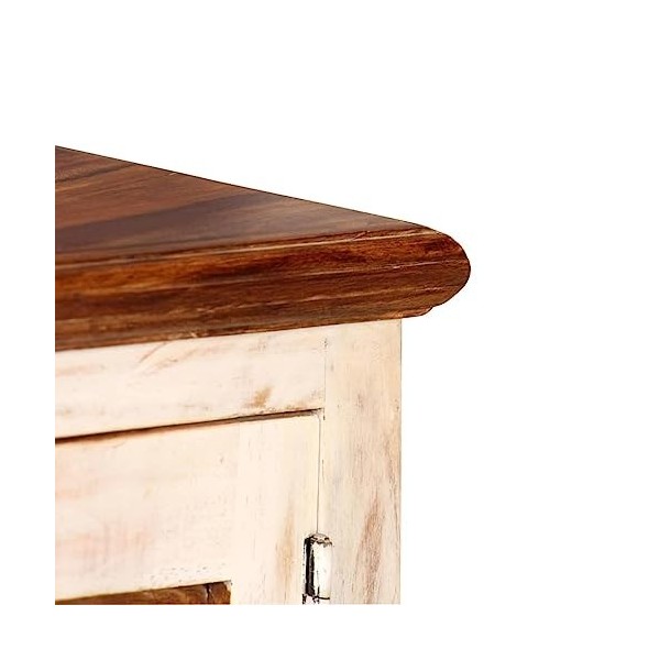 Générique Meuble TV Bois Massif de manguier et Sesham 120 x 30 x 40 cm,20.48 KG,245153, Meubles, Meubles TV