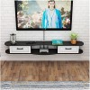 Meuble TV Meuble TV Unités Murales pour Salon Console Média Meuble TV Flottant Meuble TV Mural pour Salon Salle De Divertisse