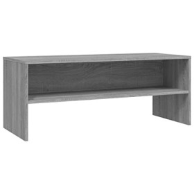 Keyur Meuble TV, Banc TV Buffet Bas Support de Télévision Meuble Télé Meuble TV Sonoma Gris 100x40x40 cm Bois dingénierie