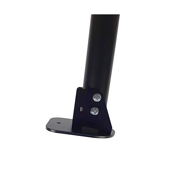 Iris Support de Plafond Professionnel Noir pour caméra de conférence à Longueur Fixe de 400 mm avec Plaque en U, fabriqué en 