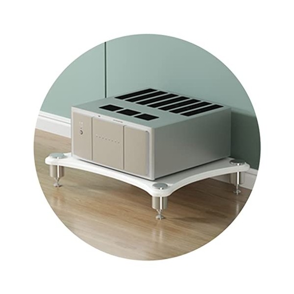 Armoire audio HIFI - Rack 1/2/3/4 couches pour consoles de jeu, équipement stéréo, appareils de diffusion en continu - Pieds 